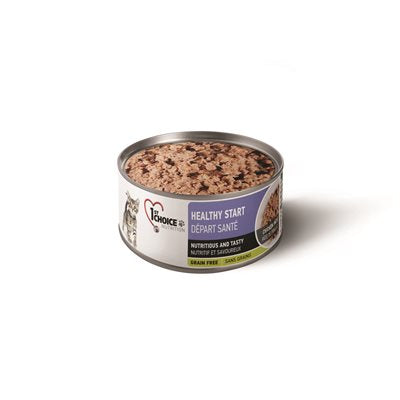 1St Choice Conserve Chaton Pate Poulet 156G