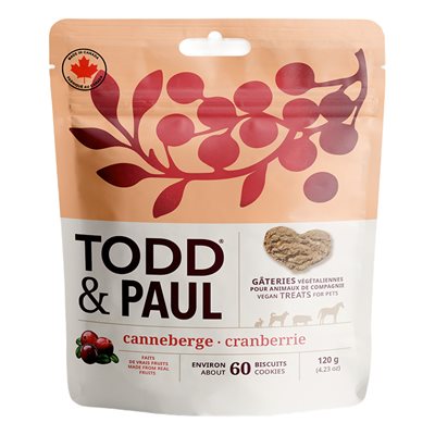 TODD & PAUL - BISCUITS CANNEBERGE 120G