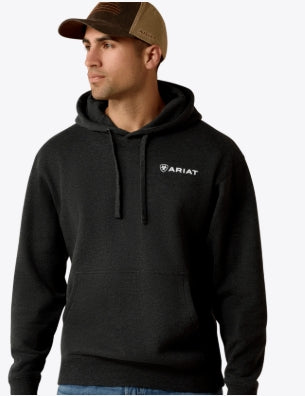 Ariat Sweat à Capuche Noir Pour Homme