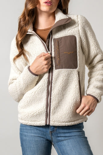 Kimes Ranch Veste Sherpa - Arlee - Naturel - Femme
