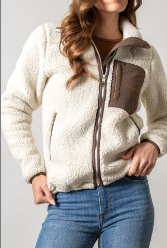 Kimes Ranch Veste Sherpa - Arlee - Naturel - Femme