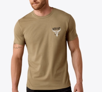 Ariat T-shirt Pour Homme - Longhorn