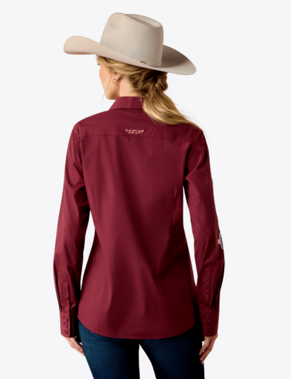 Ariat Chemise extensible WMS Team Kirby Femme