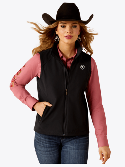 Ariat Gilet softshell WMS Logo Femme Noir