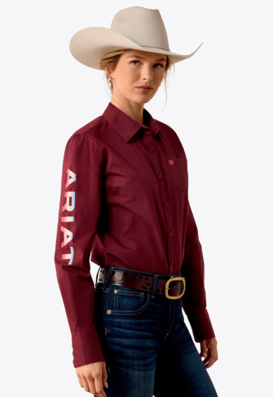 Ariat Chemise extensible WMS Team Kirby Femme