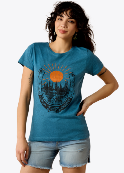 Ariat T-shirt WMS Horseshoe Country Femme