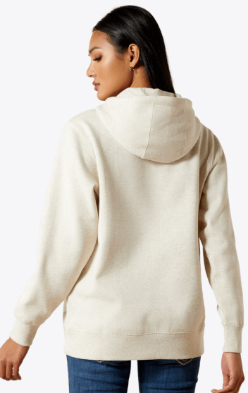Ariat Sweat à capuche WMS Logo 2.0 Femme Beige