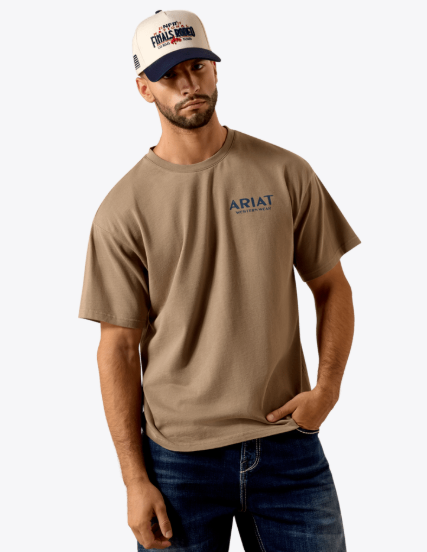 Ariat T-shirt MNS Real Cowboy ToughStock Boxy Homme
