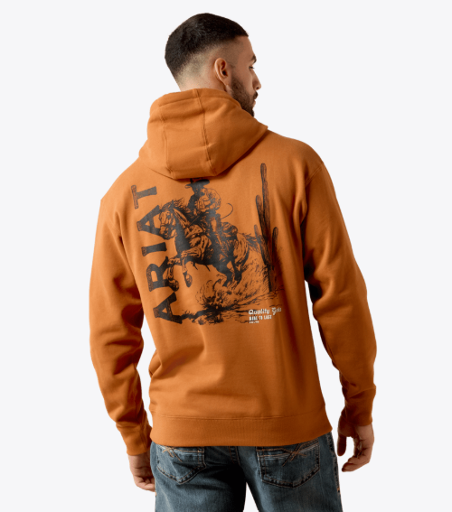Ariat Sweat à capuche MNS Cowboy Tough Homme