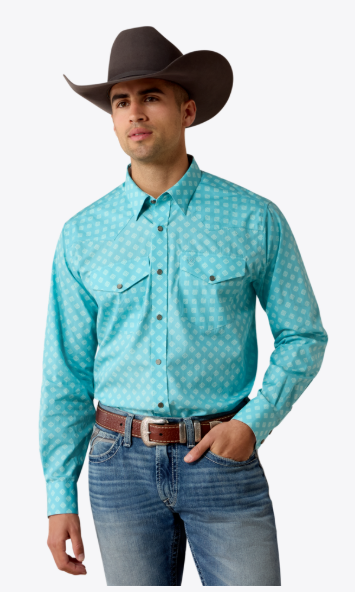 Ariat Chemise MNS Bobbee classique sans plis à boutons-pression Homme