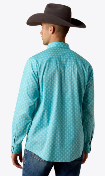 Ariat Chemise MNS Bobbee classique sans plis à boutons-pression Homme