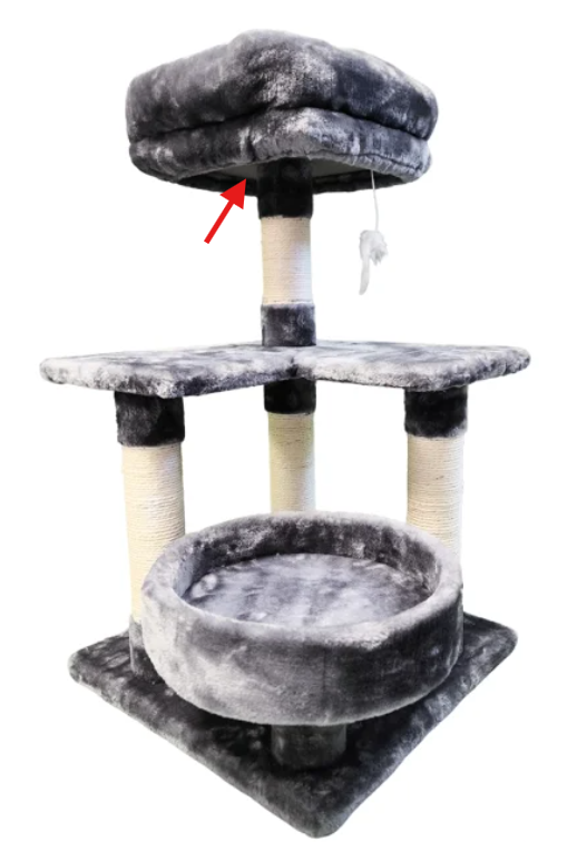 Aristokatz Top Plate de l'arbre a chat 32"