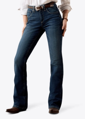Jeans à taille haute, taille mazie à bottes WMS High Rise