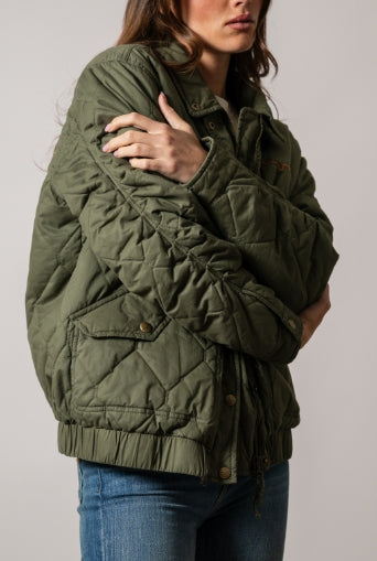 Kimes Ranch Manteau Matelassé - Phoebe - Moss - Femme