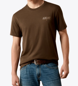 Ariat T-Shirt Pour Homme - Mountain Bull