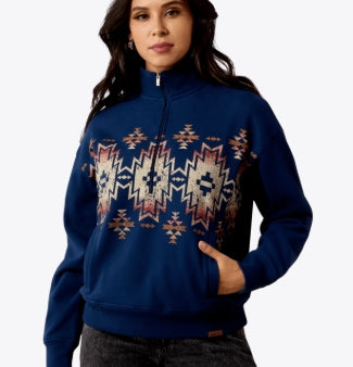 ARIAT Sweat-shirt WMS Fern 1/2 fermeture éclair