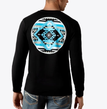 T-shirt à manches longues du MNS Ariat Desert Wanderer Circle