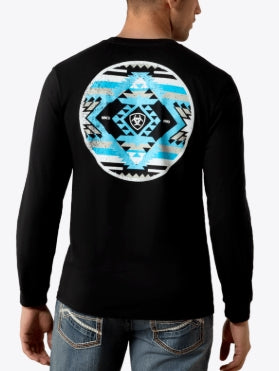 Ariat T-shirt à manches longues Pour Homme - Desert Wanderer Circle