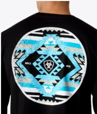 Ariat T-shirt à manches longues Pour Homme - Desert Wanderer Circle