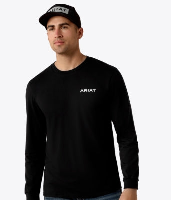 Ariat T-shirt à manches longues Pour Homme - Desert Wanderer Circle