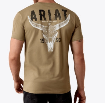 Ariat T-shirt Pour Homme - Longhorn