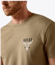 Ariat T-shirt Pour Homme - Longhorn