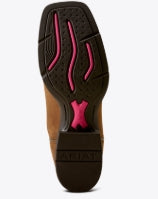 Ariat Botte western femme Round Up à bout carré large imperméable