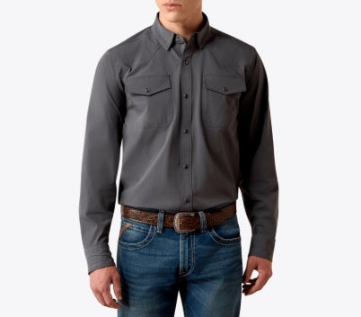 MNS FrontierTough VentTEK Chemise ajustée Western à boutons pression