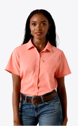 Ariat Chemise Manche Court VentTEK Rose