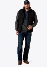 Ariat Manteau Sans Manche Homme - Noir