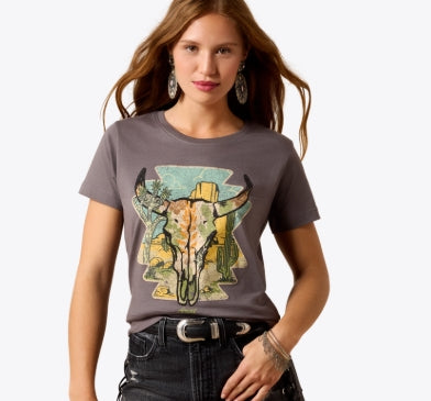 Ariat Desert Steer T-Shirt Pour Femme