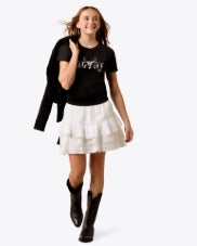 YTH Ariat Rowdy Cow Skull T-Shirt