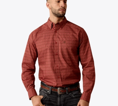 Chemise classique MNS - ROUGE