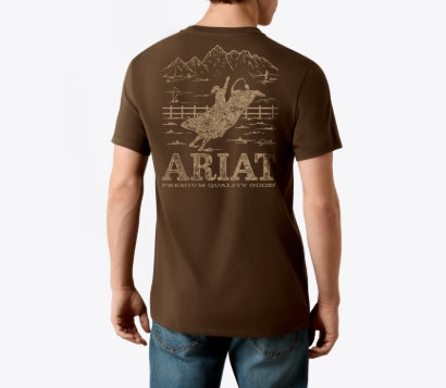 MNS Ariat Mountain Bull T-Shirt