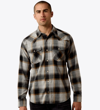 Chemise rétro Heinz ajustée à boutons