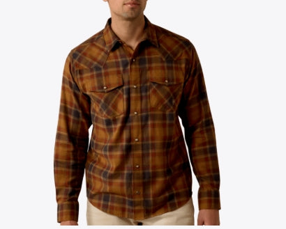Chemise ajustée à boutons instantanés de MNS Retro Hynes