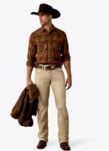Chemise ajustée à boutons instantanés de MNS Retro Hynes