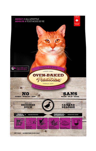 Oven-baked Tradition Nourriture Sèche Pour Chat - Canard 4.5lb
