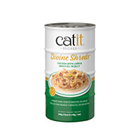 Conserve Garnitures Catit Divine Shreds En Gelée 4X 85G