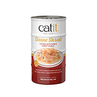 Conserve Garnitures Catit Divine Shreds En Gelée 4X 85G