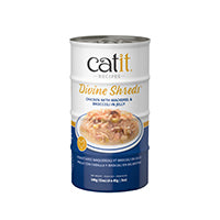 Conserve Garnitures Catit Divine Shreds En Gelée 4X 85G