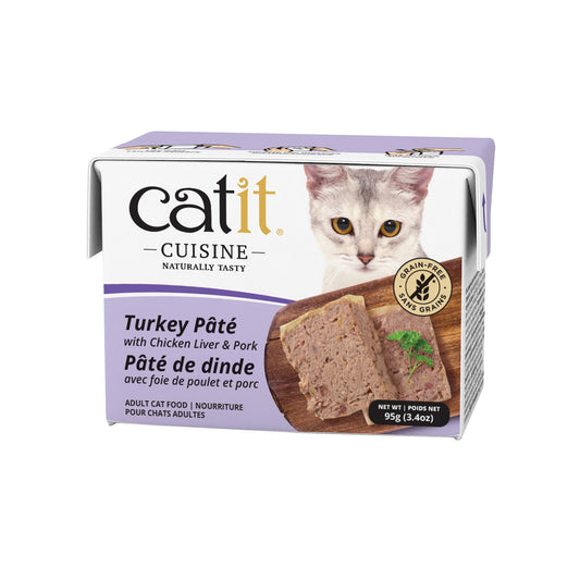 Catit Cuisine, Pâté de dinde avec poulet et jambon, 95 g