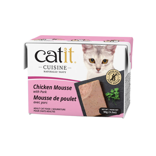 Catit Cuisine, Mousse de poulet avec jambon, 90 g