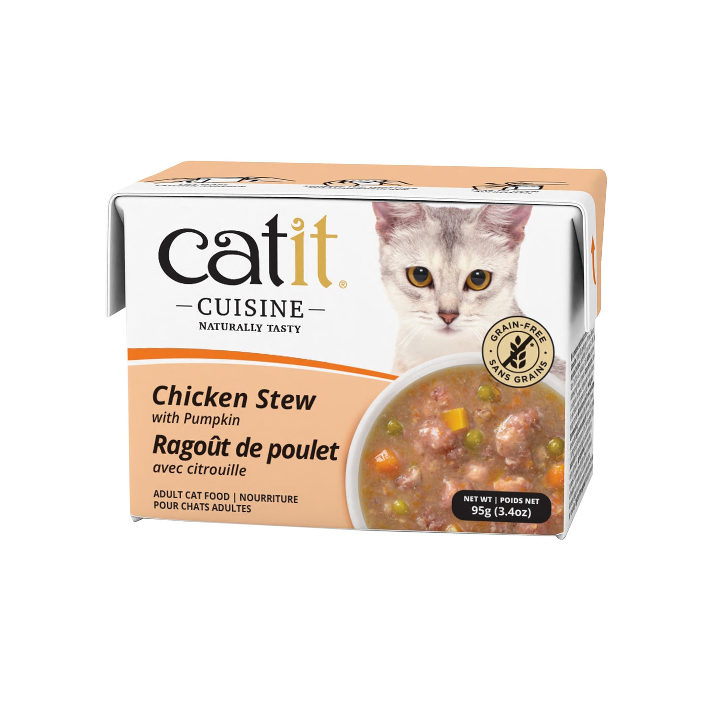 Catit Cuisine, Ragoût de poulet avedc citrouille, 95 g