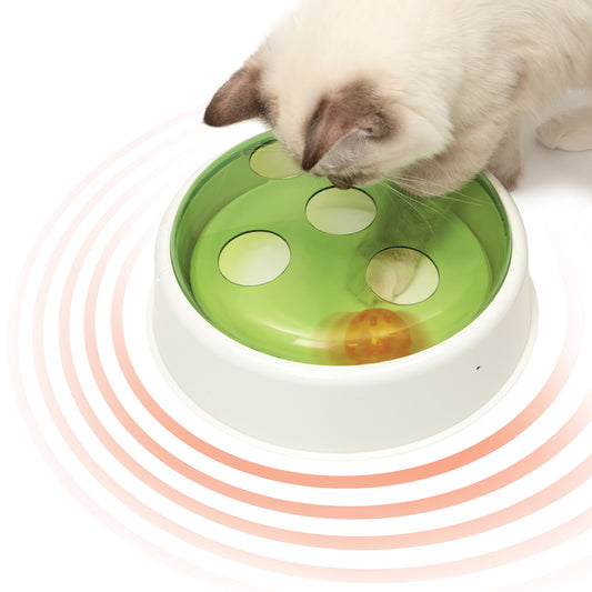 Dôme Catit avec balle et plaque pivotante pour chats