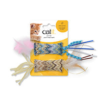 Jouet Catit pour chats, plumes naturelles, paquet de 2