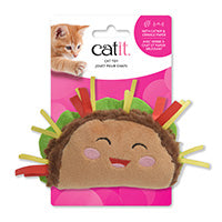 Jouet Catit pour chats, taco en peluche