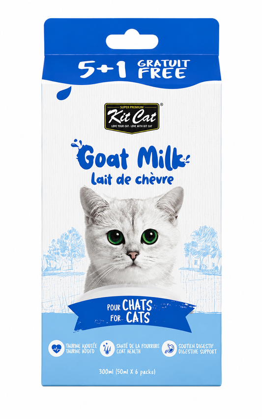 Kitcat Lait De Chèvre Pour Chat 6x50 Ml