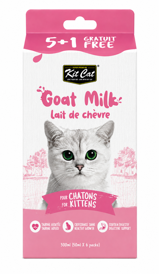 Kitcat Lait De Chèvre Pour Chaton 6x50 Ml