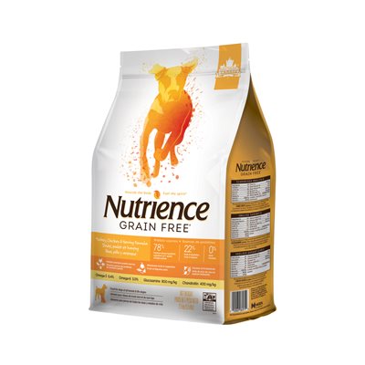 Nutrience Sans Grain Chien Dinde, Poulet Et Saumon 2.5Kg